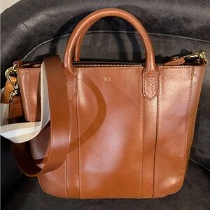 Mark & Graham Tan Leather Tote